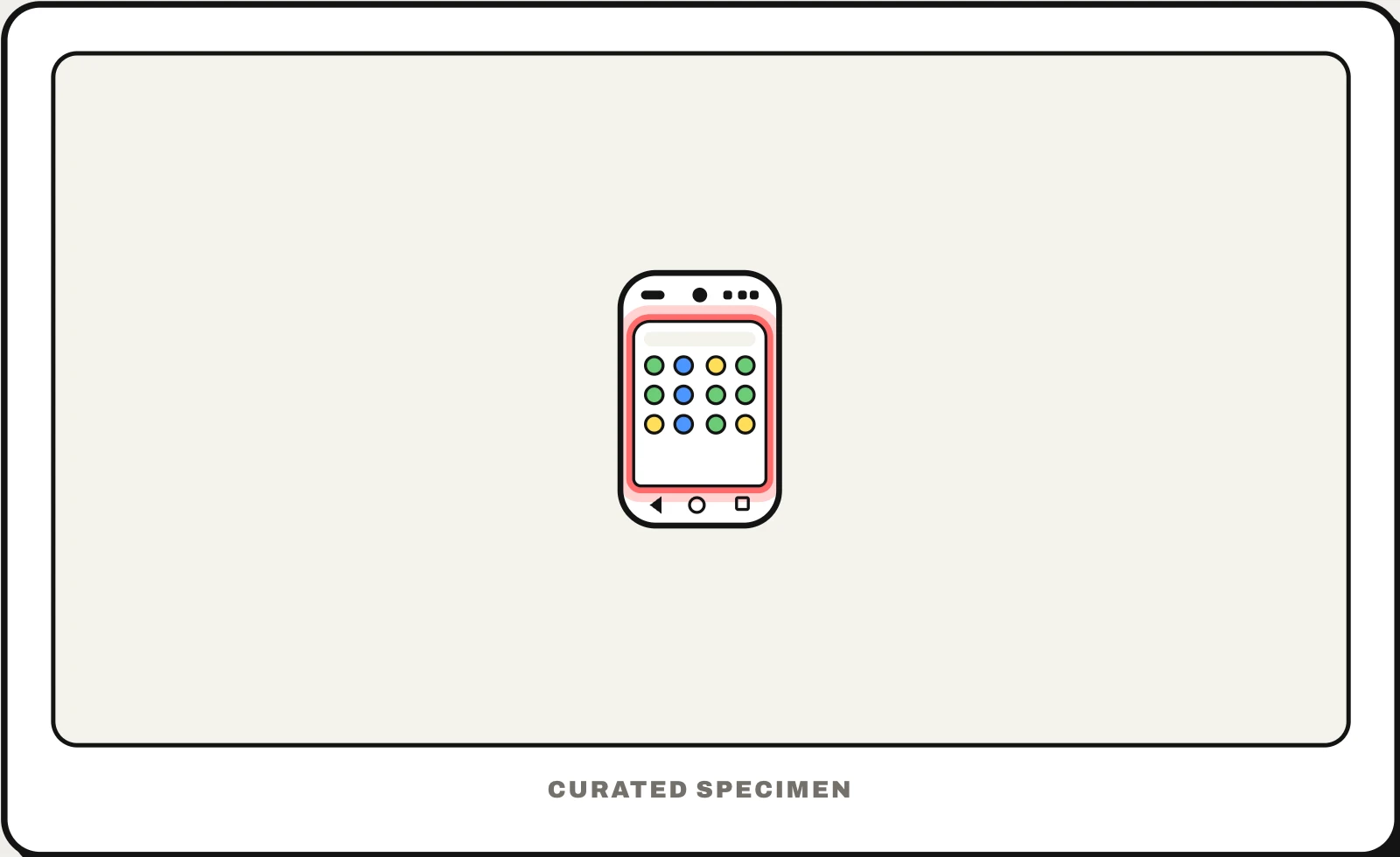 App drawer UI pattern example: CatchUI's curated specimen