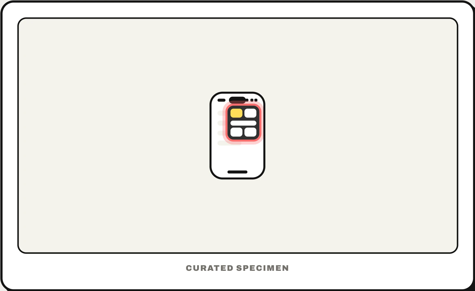 Control Center UI pattern example: CatchUI's curated specimen