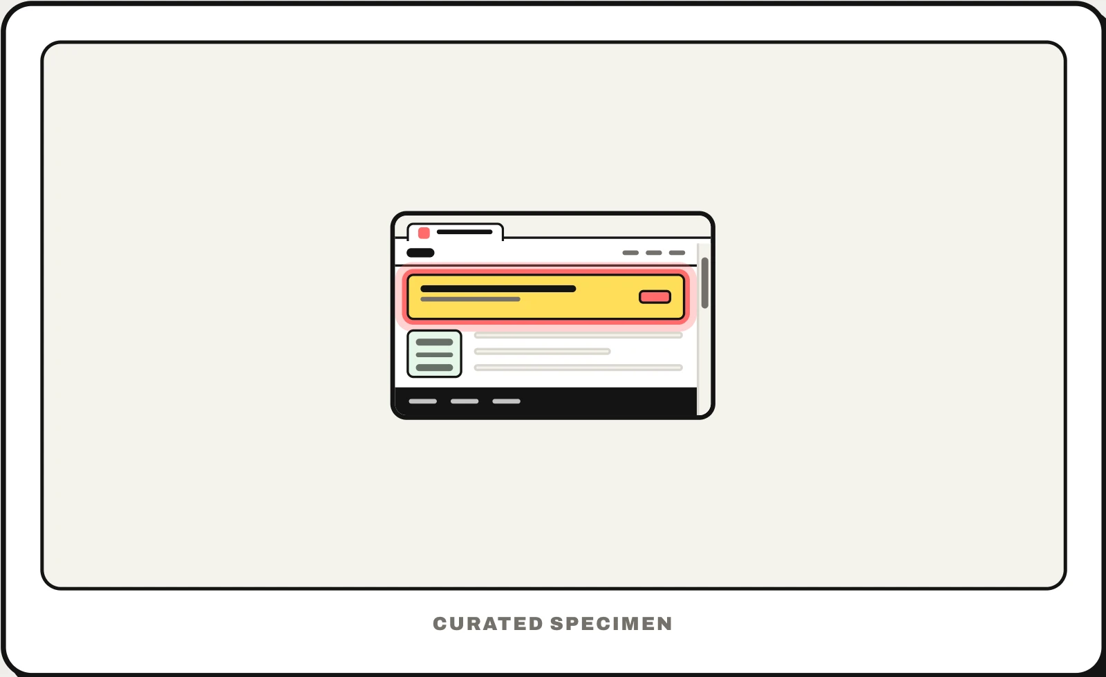 Hero section UI pattern example: CatchUI's curated specimen