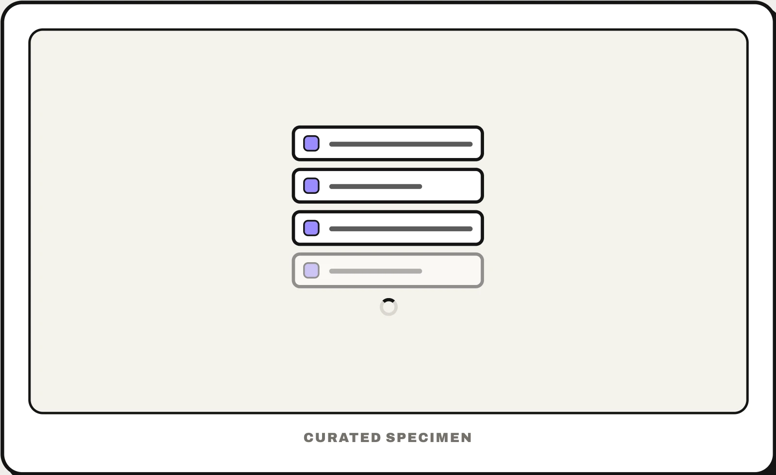 Infinite scroll UI pattern example: CatchUI's curated specimen