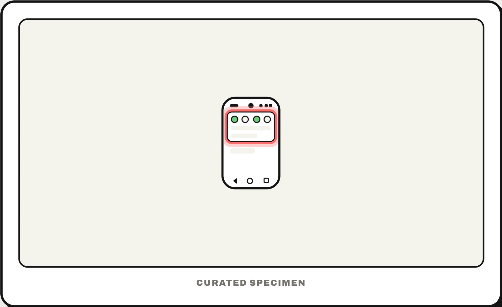 Quick Settings panel UI pattern example: CatchUI's curated specimen