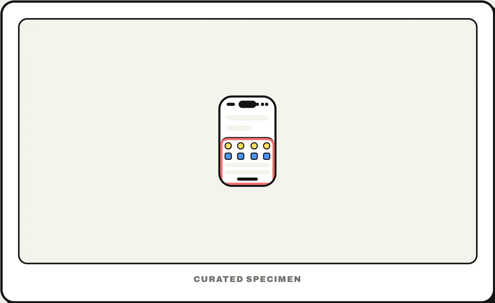 Share sheet UI pattern example: CatchUI's curated specimen Share sheet UI pattern example: CatchUI's curated specimen